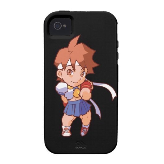 Pocket Fighter Sakura Case-Mate iPhone Case (Back)