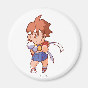 Pocket Fighter Sakura Magnet