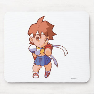 Pocket Fighter Sakura Mouse Pad