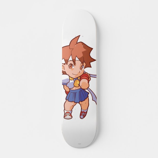 Pocket Fighter Sakura Skateboard Deck (Front)