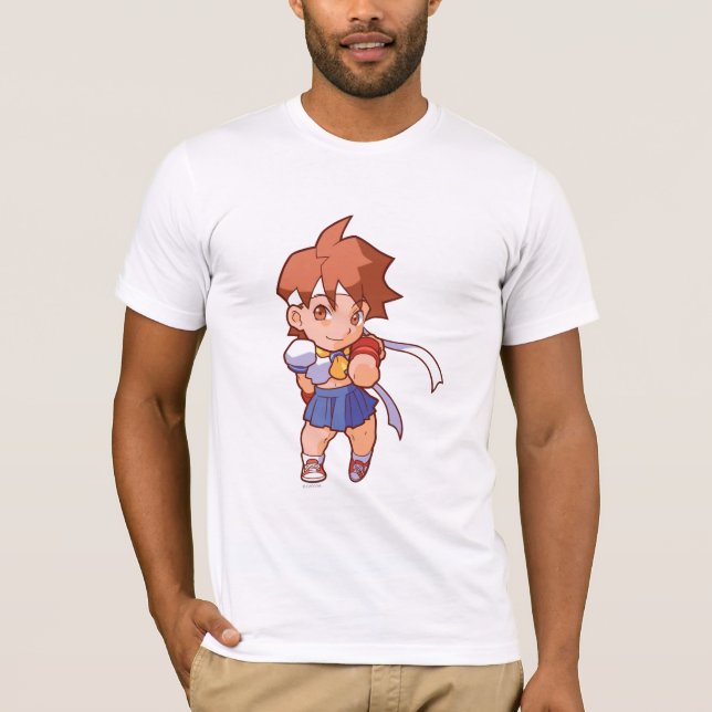 Pocket Fighter Sakura T-Shirt (Front)