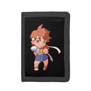 Pocket Fighter Sakura Tri-fold Wallet