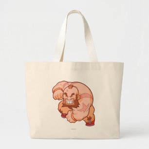 Pocket Fighter Zangief 2 Large Tote Bag