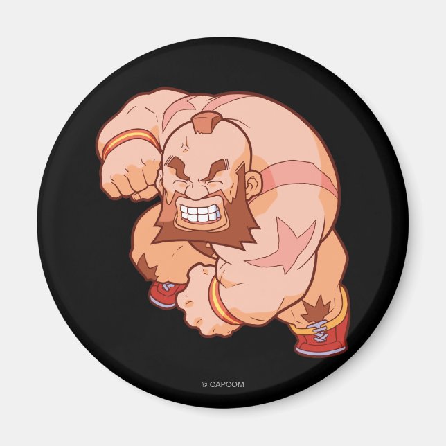 Pocket Fighter Zangief 2 Magnet (Front)