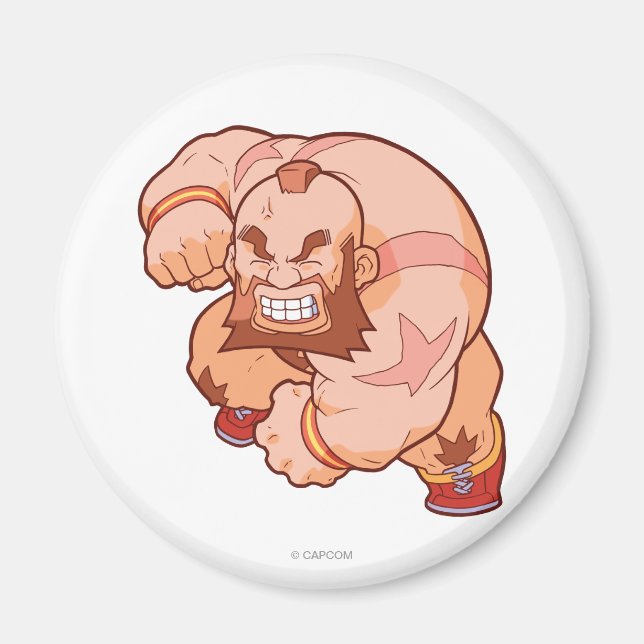 Pocket Fighter Zangief 2 Magnet (Front)