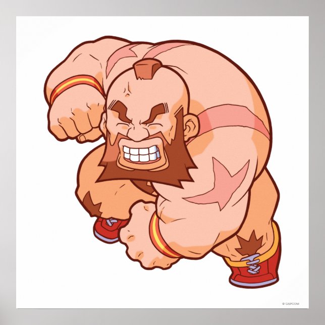 Pocket Fighter Zangief 2 Poster (Front)