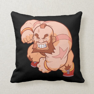 Pocket Fighter Zangief 2 Throw Pillow