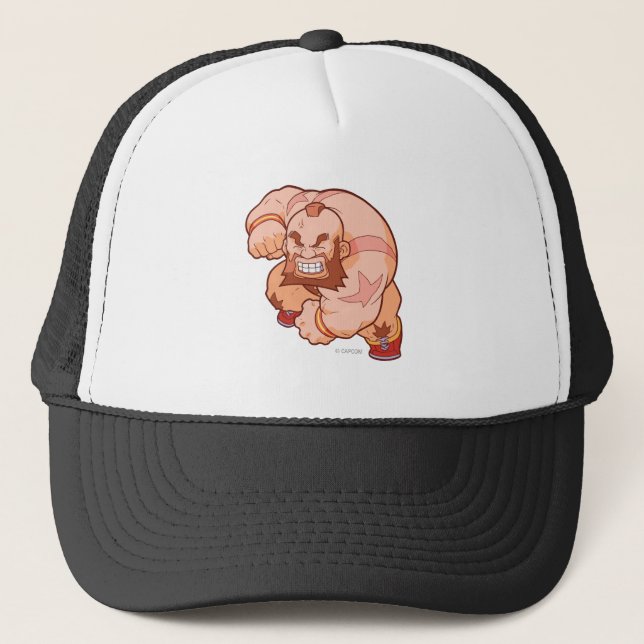 Pocket Fighter Zangief 2 Trucker Hat (Front)