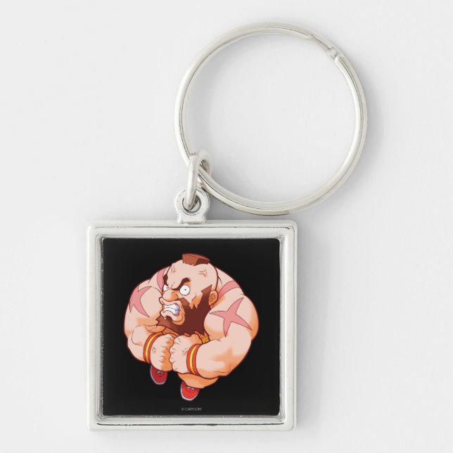 Pocket Fighter Zangief Keychain (Front)