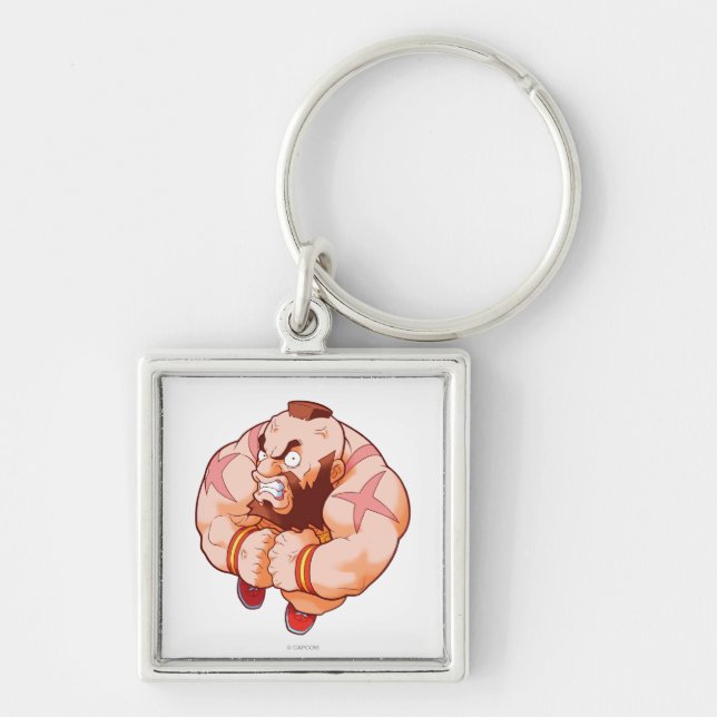 Pocket Fighter Zangief Keychain (Front)