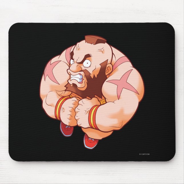 Pocket Fighter Zangief Mouse Pad (Front)