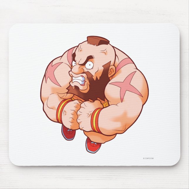 Pocket Fighter Zangief Mouse Pad (Front)