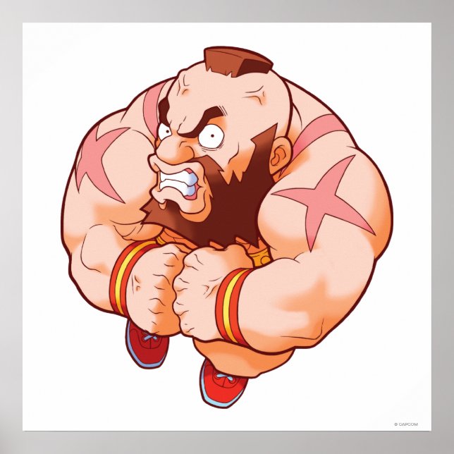 Pocket Fighter Zangief Poster (Front)