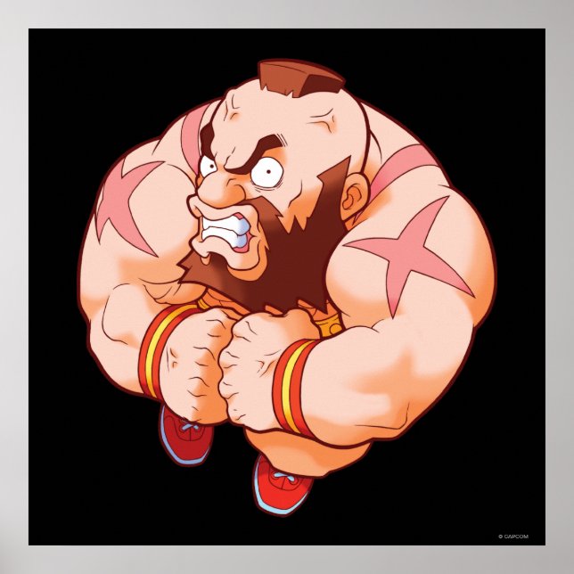 Pocket Fighter Zangief Poster (Front)