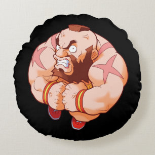 Pocket Fighter Zangief Round Pillow