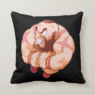 Pocket Fighter Zangief Throw Pillow