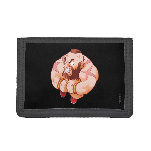 Pocket Fighter Zangief Tri-fold Wallet (Front)