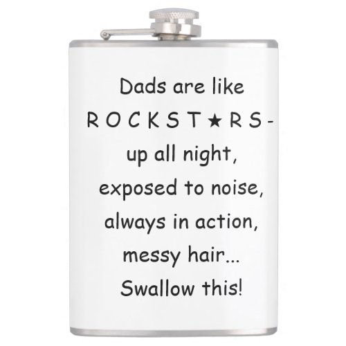 pocket flask for new dad funny daddy_to_be gift