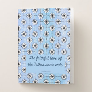 Pocket Folder Faithful Love Design