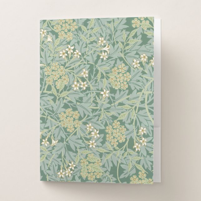 POCKET FOLDER : WILLIAM MORRIS : JASMINE (Front)