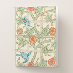POCKET FOLDER : WILLIAM MORRIS : TRELLIS