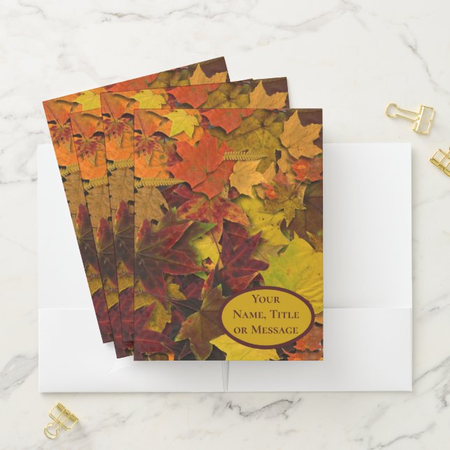 Pocket Folders - Autumn Leaves I (In Situ)