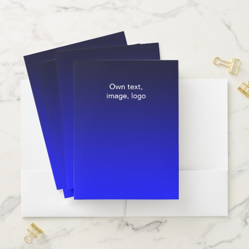 Pocket Folders Dark Blue _ Royal Blue