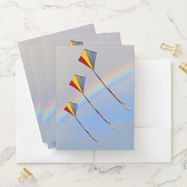 Pocket Folders - Kites and Rainbow (In Situ)
