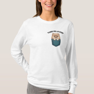 Pocket Full of Fluff Pomeranian Puppy Dog Lover T-Shirt