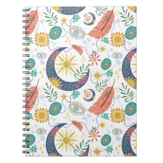 Pocket Full of Glimmers Celestial Boho Spiral Note Notebook