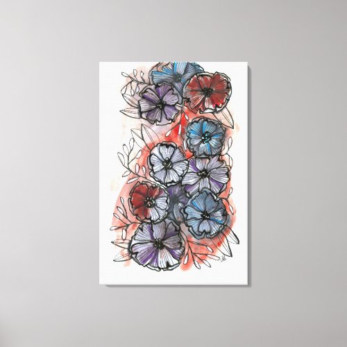 Pocket Full of Posies Canvas Print