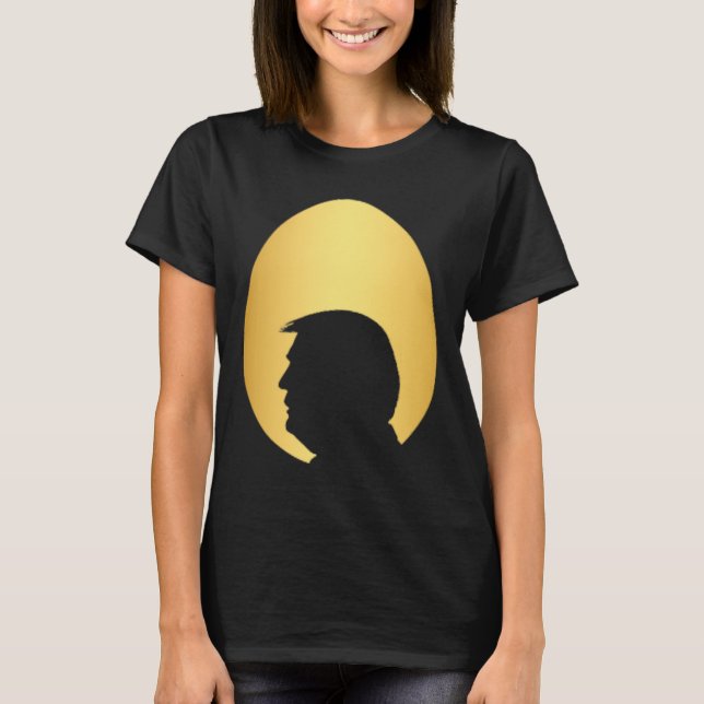 Pocket Golden Egg Hunt Trump 45 47 Silhouette Happ T-Shirt (Front)