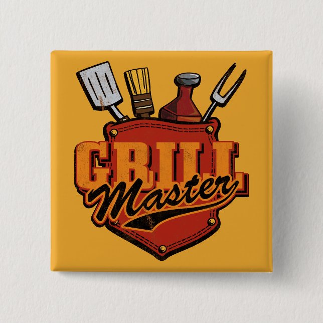 Pocket Grill Master Button (Front)