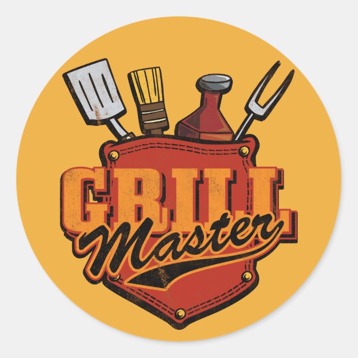 Pocket Grill Master Stickers