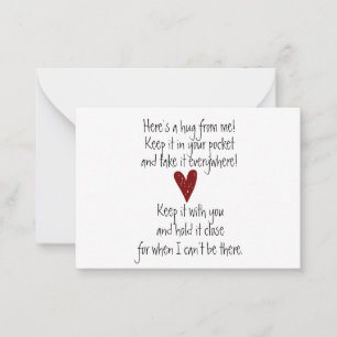 Pocket Hug Note Card