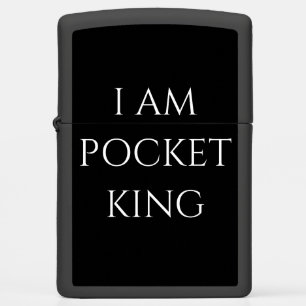 Pocket King – Compact Power Symbol with Bold Zippo Lighter