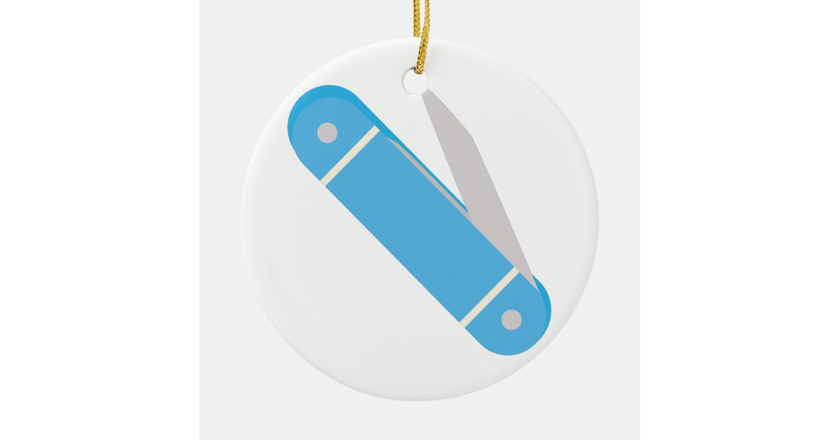Pocket Knife Ceramic Ornament Zazzle