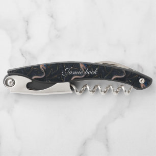 Pocket Knife, Personalized Gift for Dad Waiter's Corkscrew