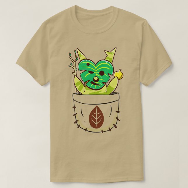 Pocket Korok  T-Shirt (Design Front)