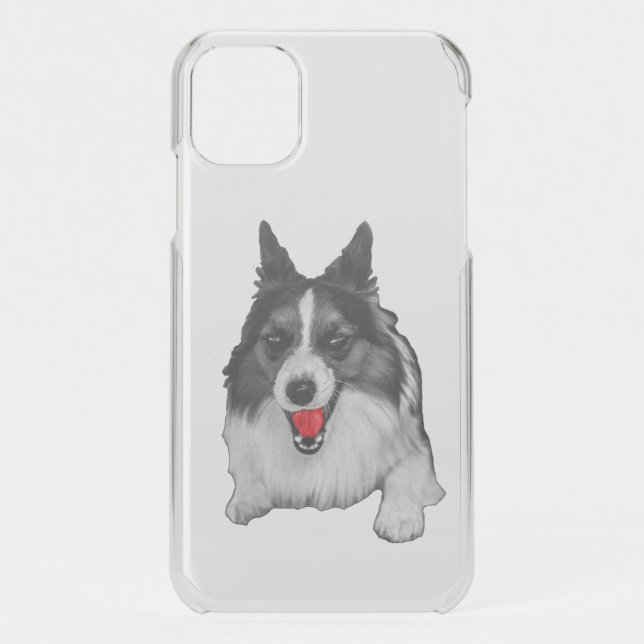 Pocket Lift, Corgi Smile Uncommon iPhone Case (Back)