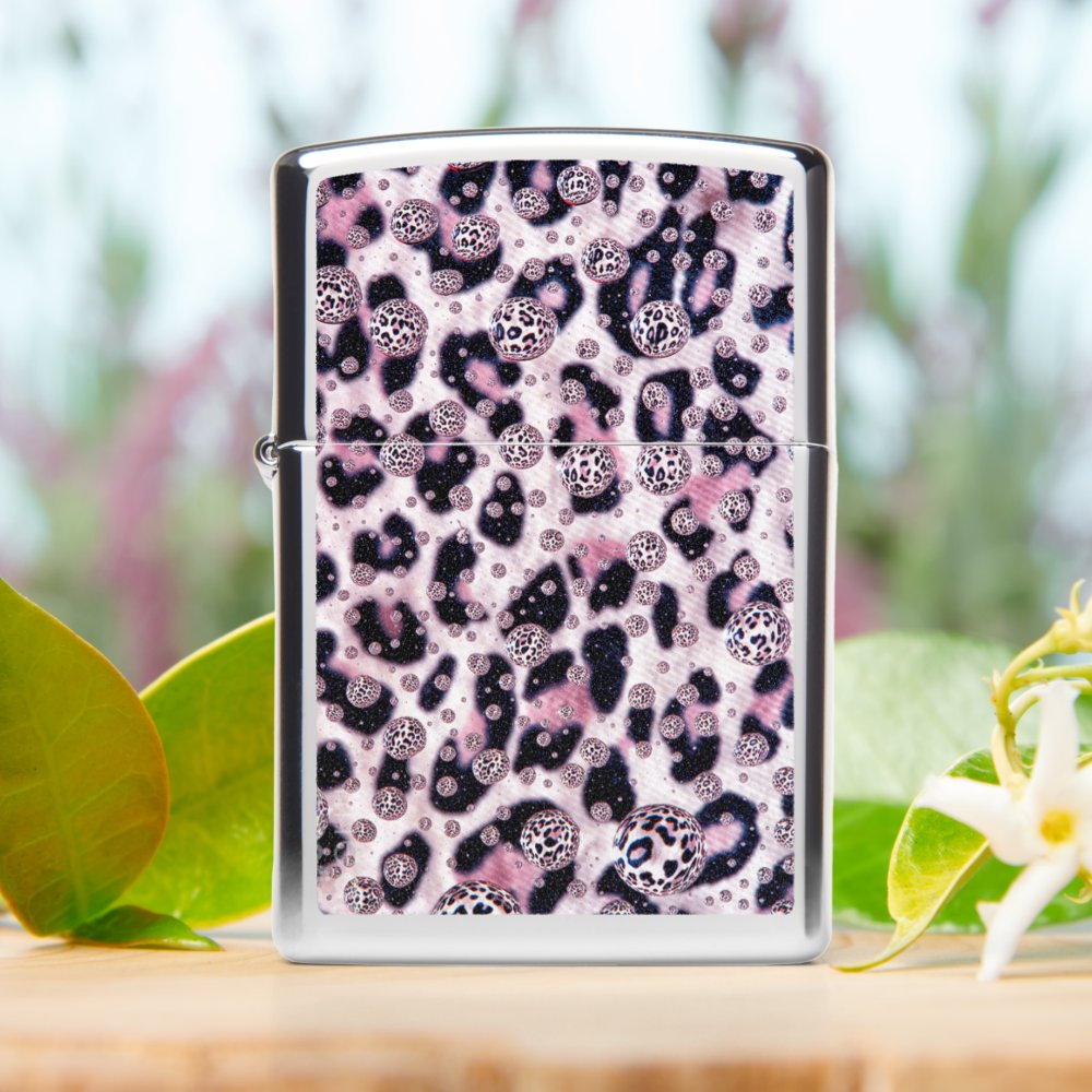 Disover Leopard Print Zippo Lighter Cover