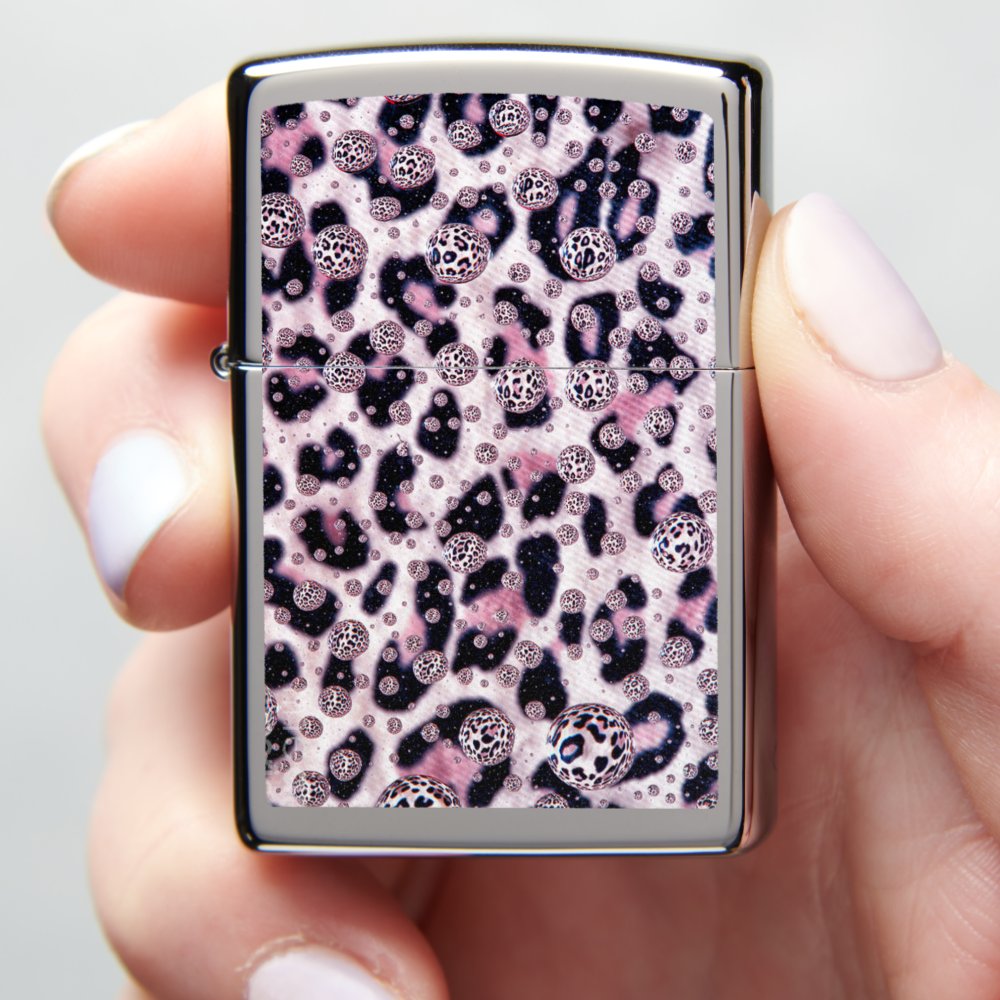 Disover Leopard Print Zippo Lighter Cover