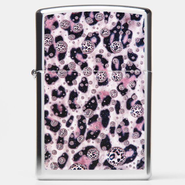 Pocket Lighter/Leopard Print Zippo Lighter (Front)