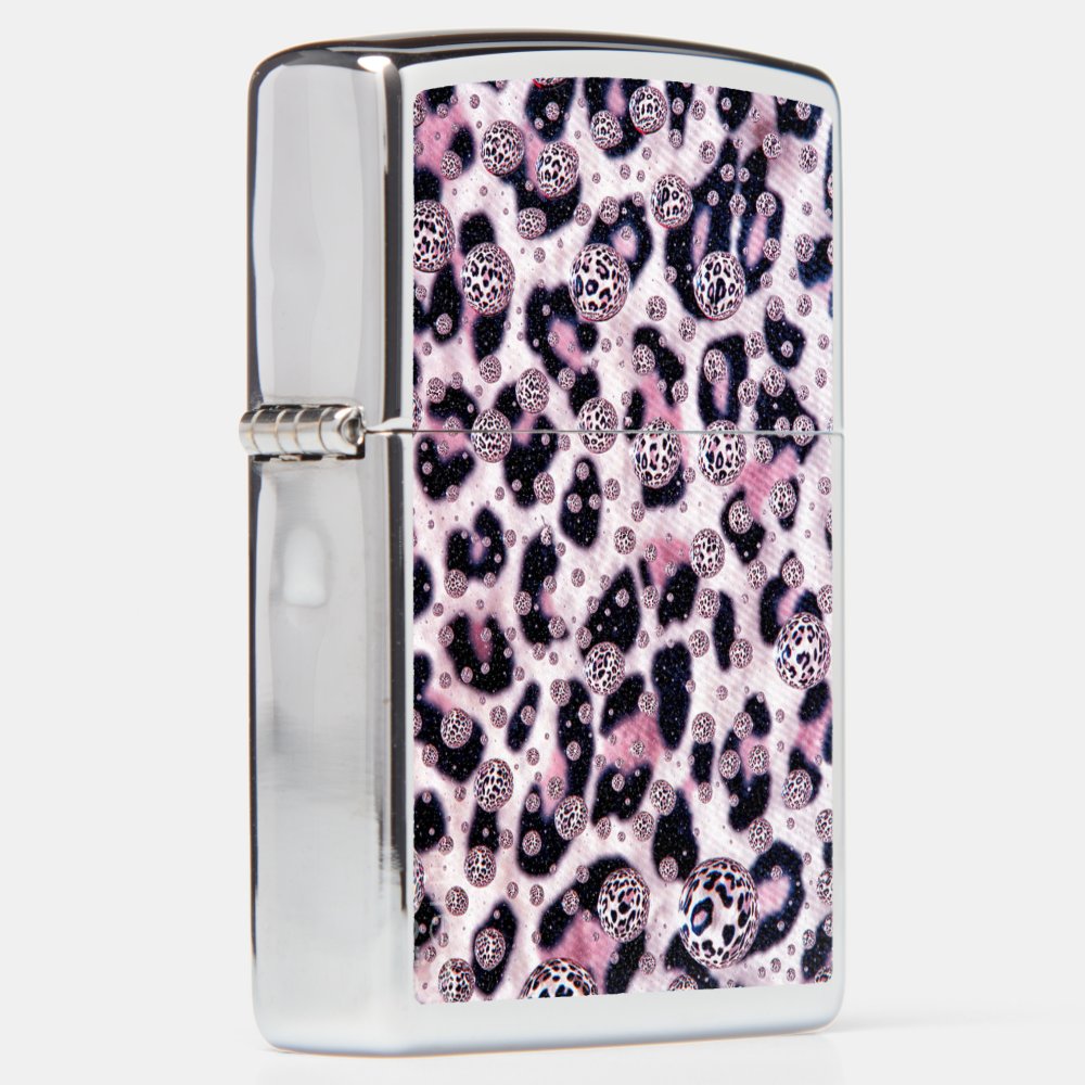 Disover Leopard Print Zippo Lighter Cover