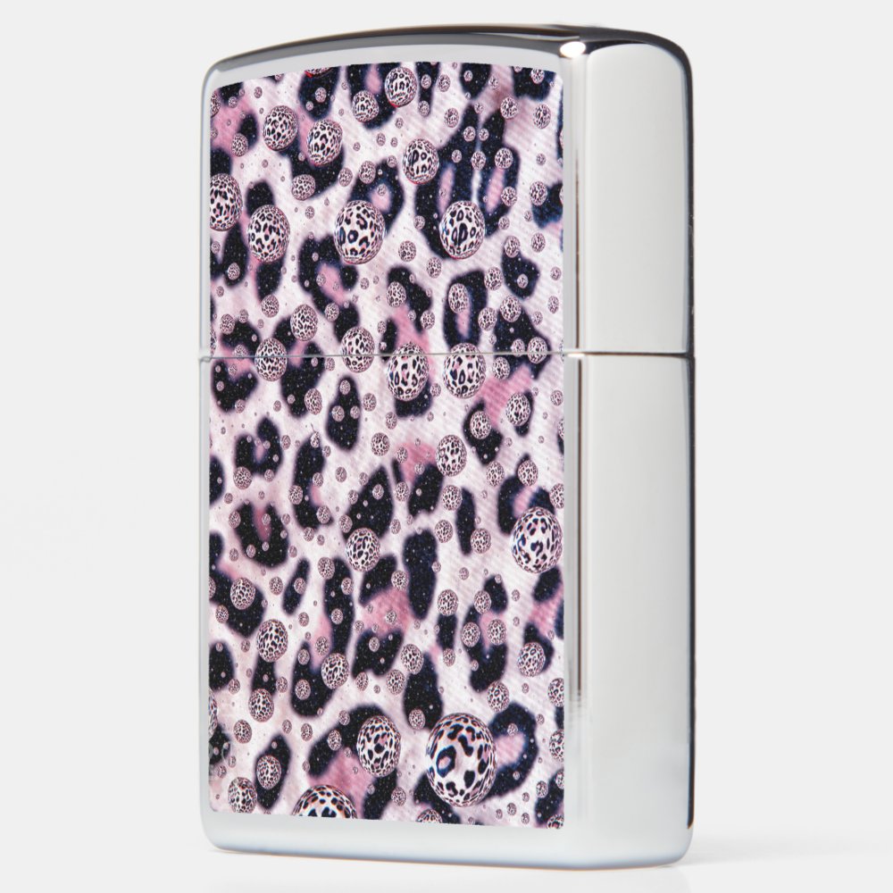 Disover Leopard Print Zippo Lighter Cover