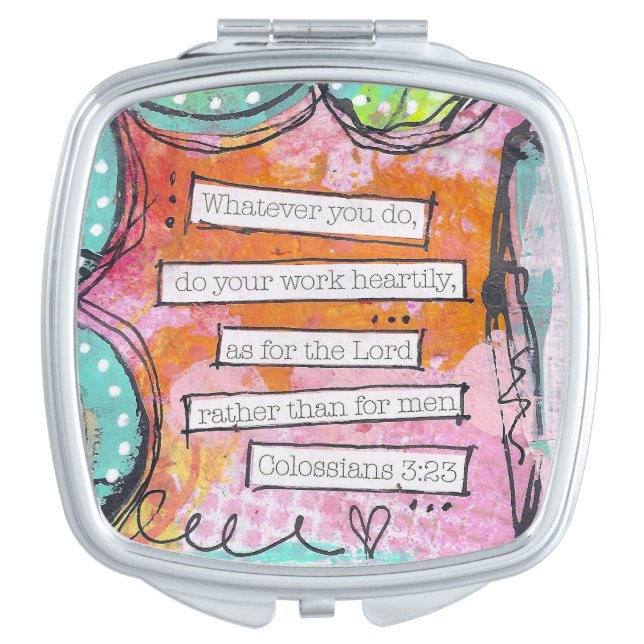 Pocket or purse mirror (Front)