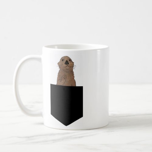 Pocket Otter Chaser Bear Lover Cub LGBT  Coffee Mug