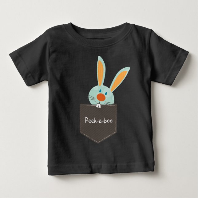 POCKET PALS :: Bunny Rabbit 2 Baby T-Shirt (Front)