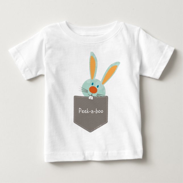 POCKET PALS :: Bunny Rabbit 2 Baby T-Shirt (Front)