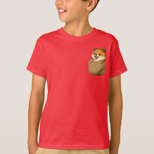 Pocket Pals for Kids - Shiba Inu Edition T-Shirt